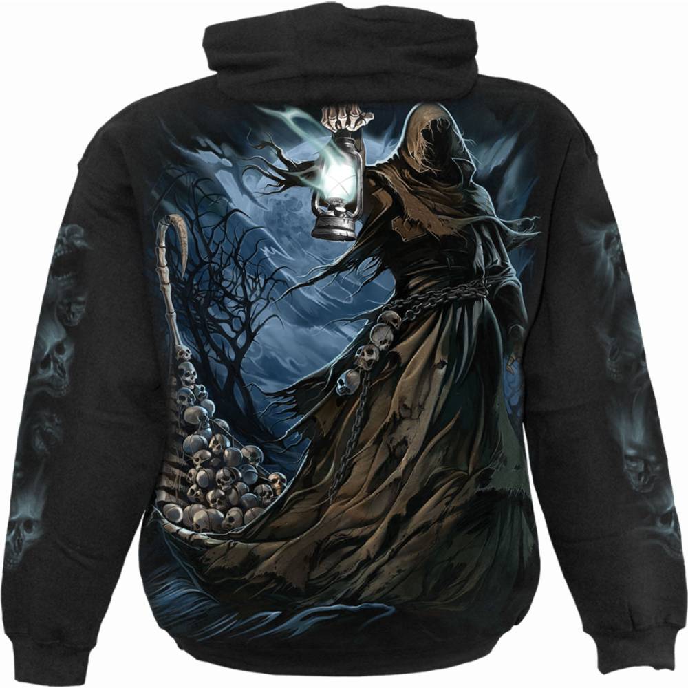 Spiral - FERRYMAN Hoodie - Black